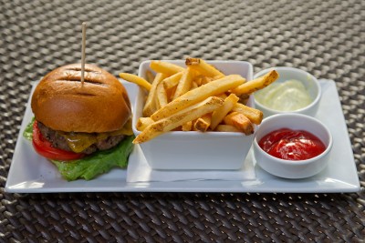 Cheeseburger at Barcode Cheeseburger at Barcode