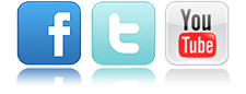 Social Media icons horizontal