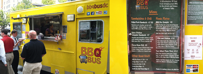 DC BBQ Bus food truck