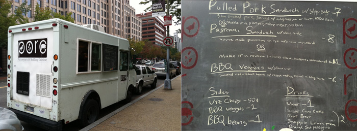BBQ food trucks in DC porc