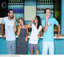 Cell Phone Cell Phones at a bar