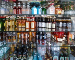small liquor bottles