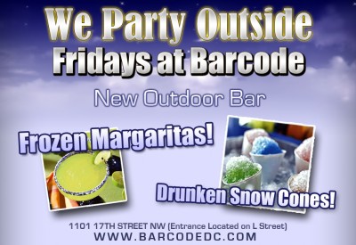 Barcode Patio Parties DC