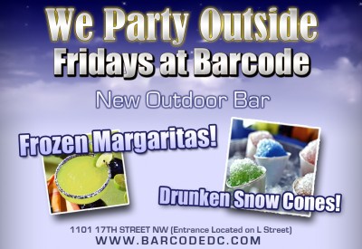 Barcode Patio Party Outside Barcode Patio Parties DC