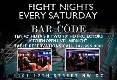 boxing and UFC fights washington dc sports bars