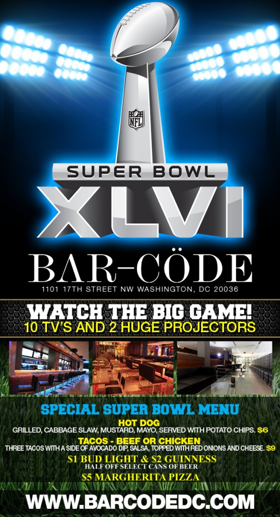 2012 Superbowl deals DC sports bars