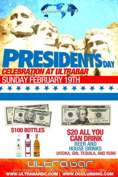 Presidents Day Sunday DC clubs open on 2/19