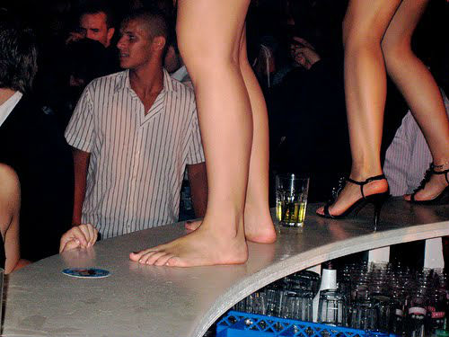 Barefoot in the club