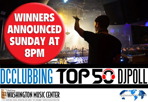 DC Clubbing Top 50 DJ Poll