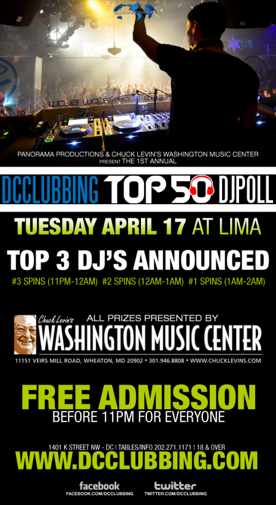 dc clubbing top 50 djs