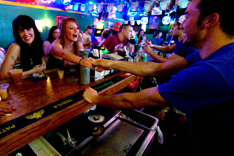 Flirt with bartender