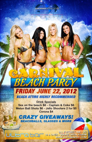 dc summer beach club party