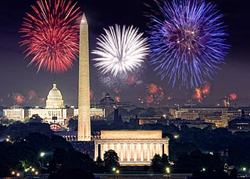 fireworks on the national mall washington dc