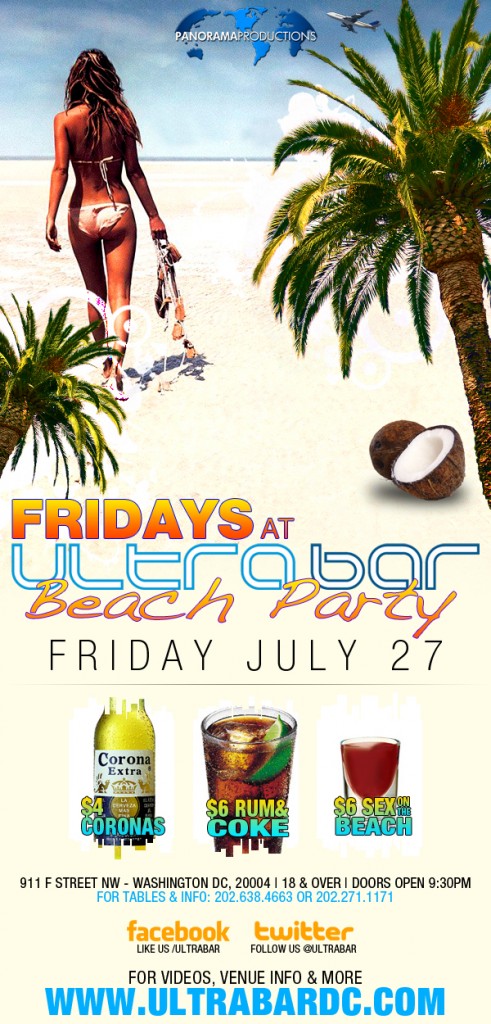 Ultrabar Beach Party no dress code clubs washington dc