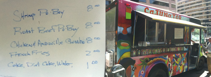 Washington dc food trucks cajunator