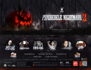 psychedelic nightmare use halloween raves 2012