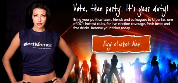 election mall 2012 party