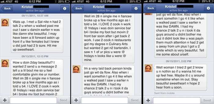 Ladies can stalk other ladies too!