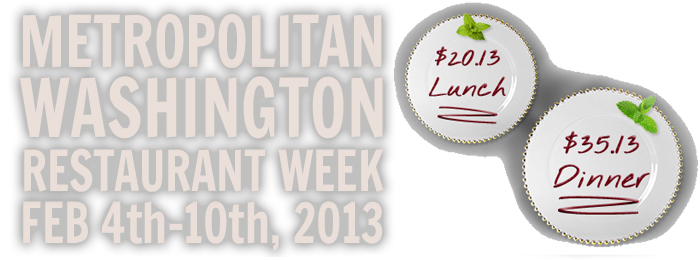 restaurant week 2013