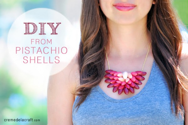DIY-Tutorial-Project-How-To-Make-Ombre-Necklace-Pistachio-Shells-Paint