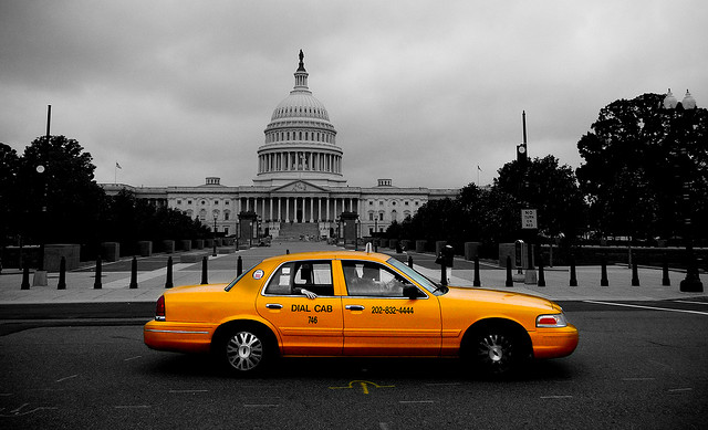 washington dc taxi credit card