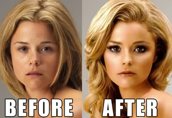 fake model photoshop
