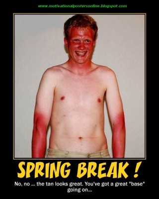 Spring Break Burnt Victim